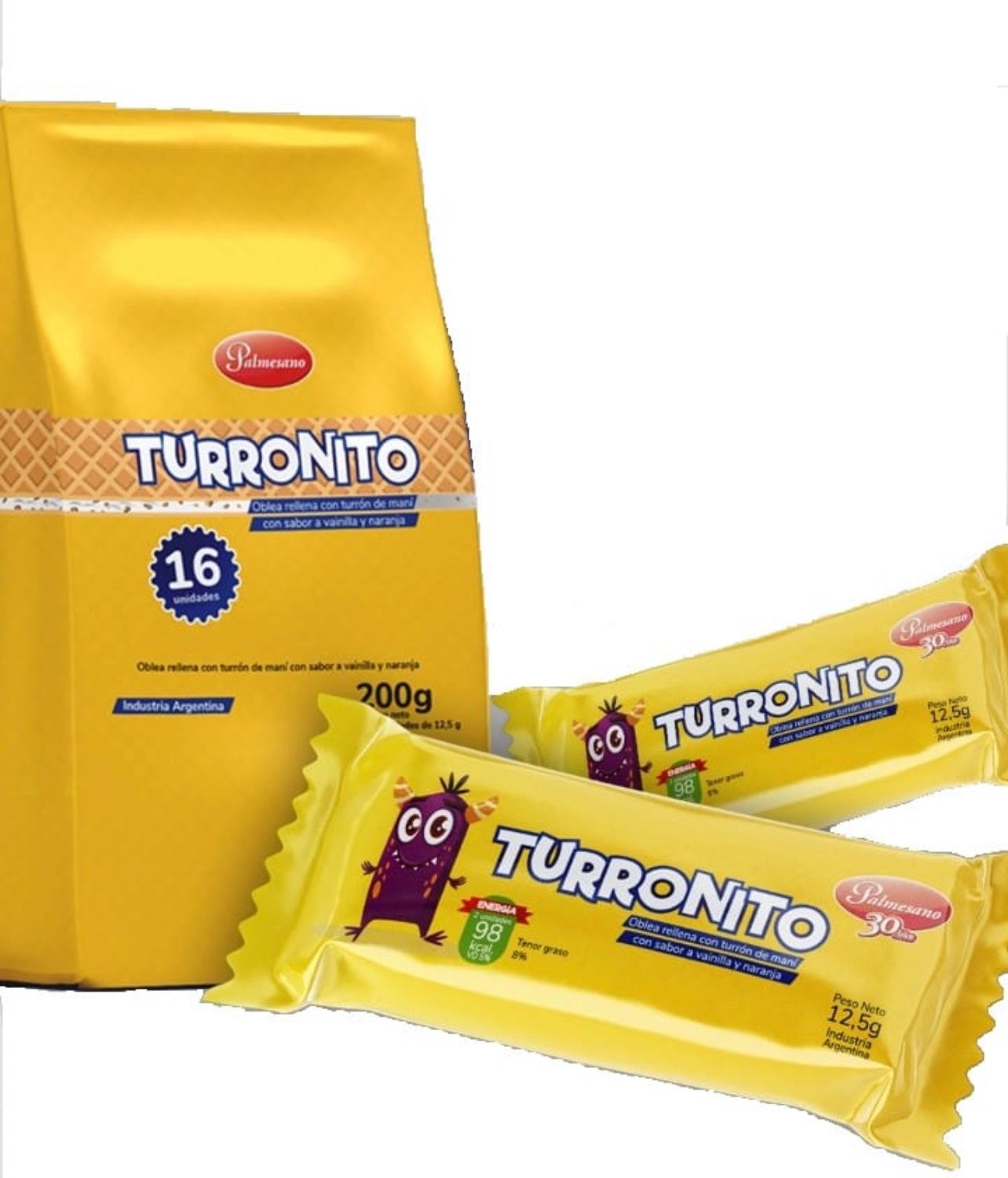 Turron Turronito Palmesano Pack 16 Unidades